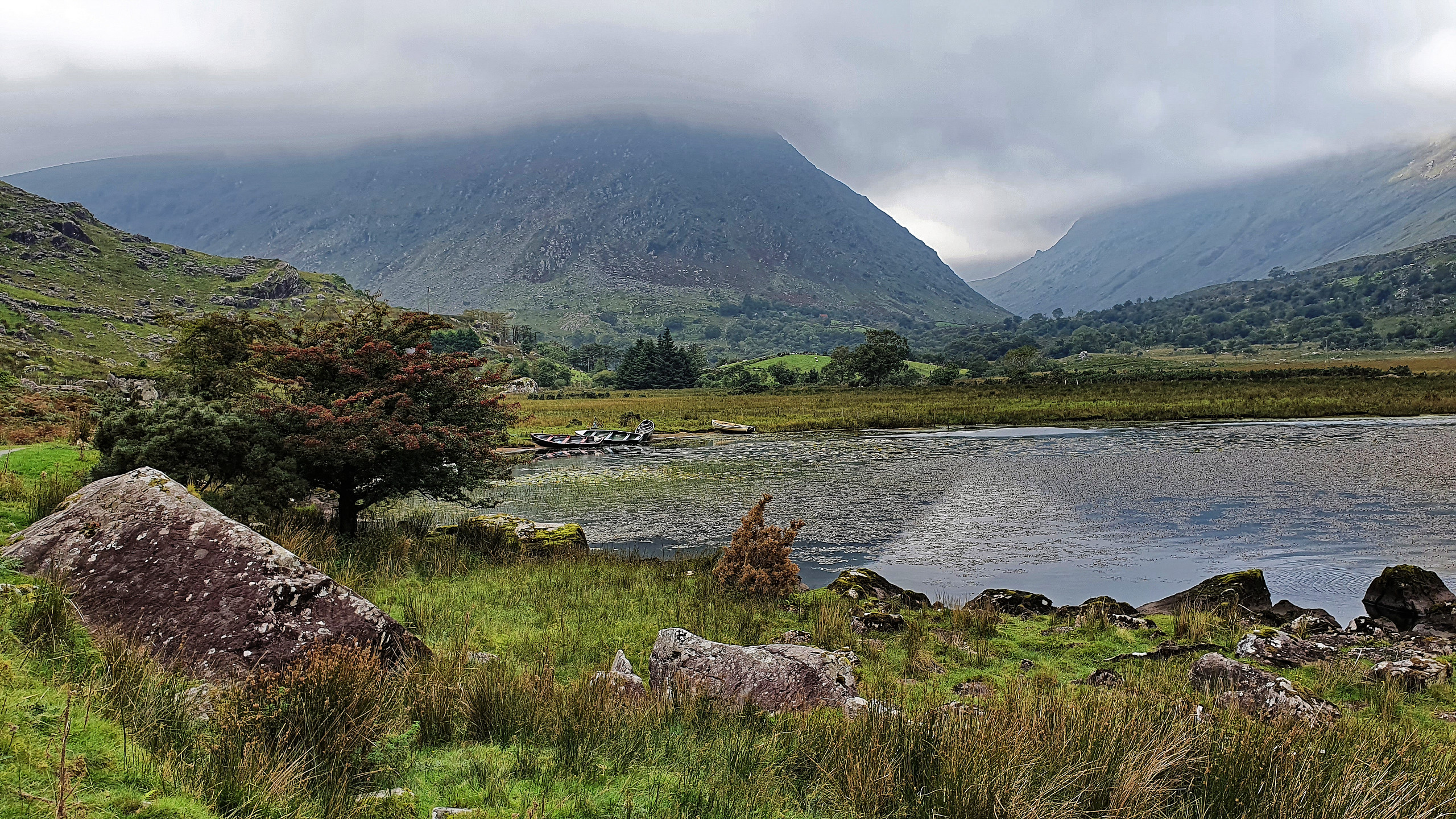 View of Lake Cummeenduff facing west