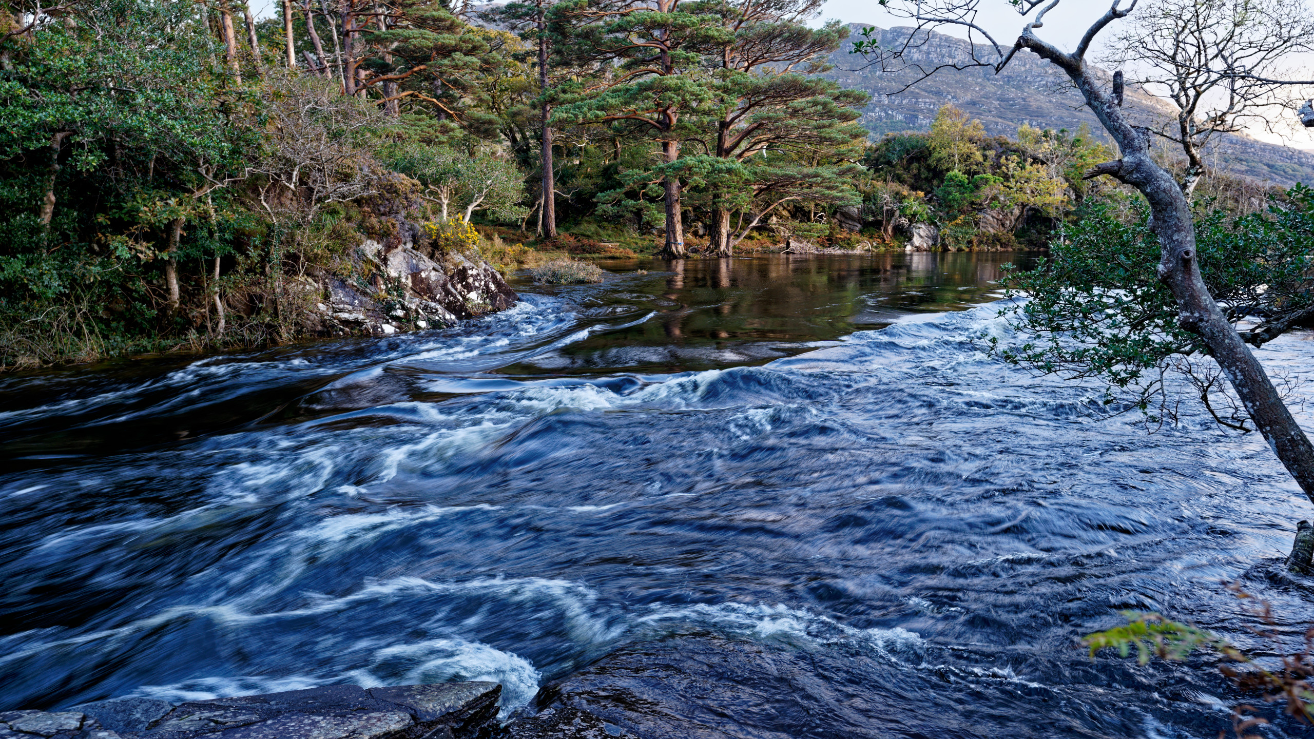 The Old Weir Bridge at a distance