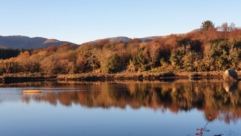 Fall View of the Sneem Estuary and South Kerry Mountains