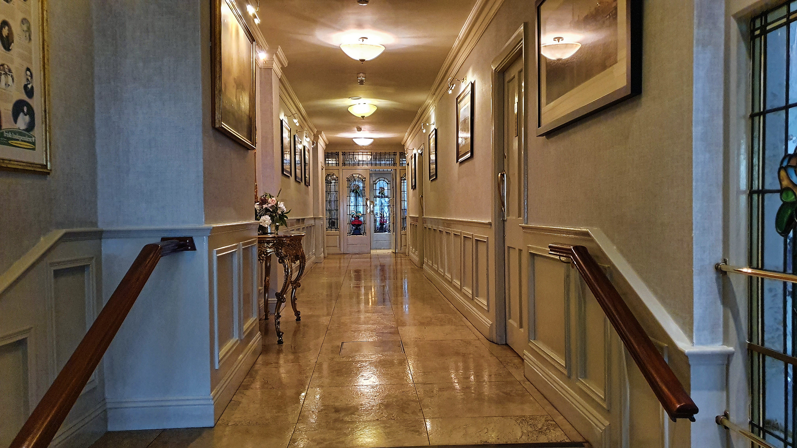A hallway in the Granville Hotel, Waterford