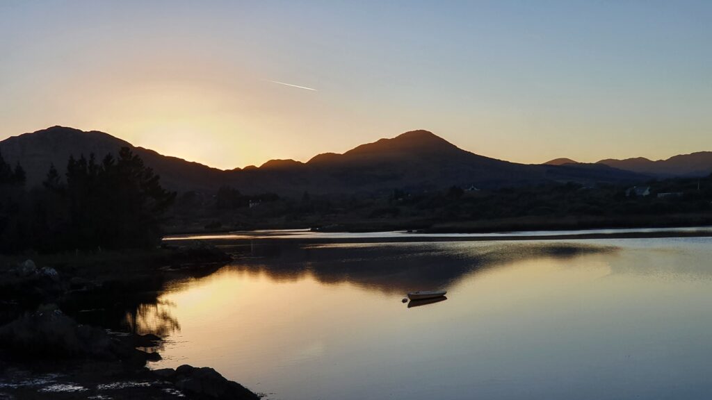 Evening on the Sneem Estuary--as seen from a Sneem Seaweed Bath
