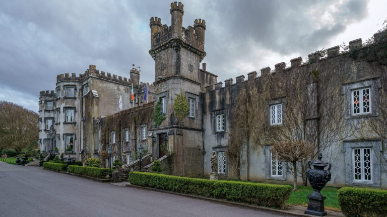 A picture of Ballyseede Castle outside of Tralee, County Kerry, Ireland.